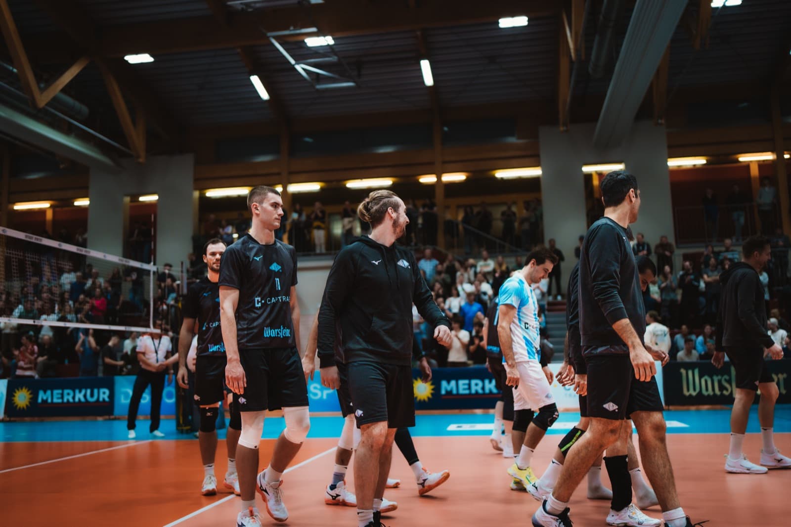 Volleyballaktion am Netz