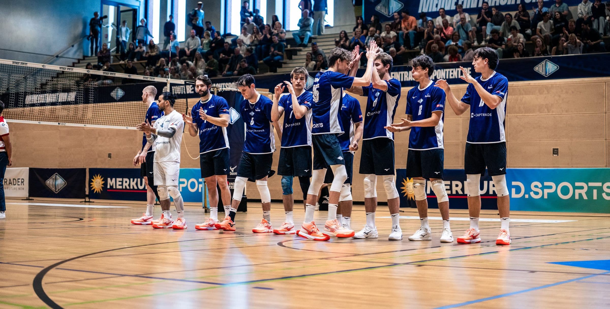 Volleyballspiel in Duesseldorf